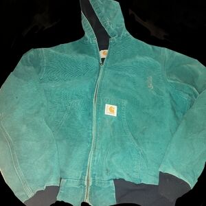 Vintage coat with hoodie